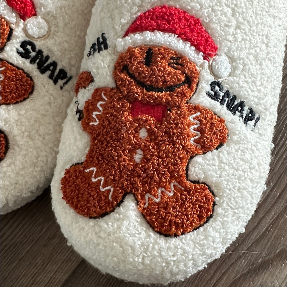 Gingerbread Man Slippers - Picture 8 of 8